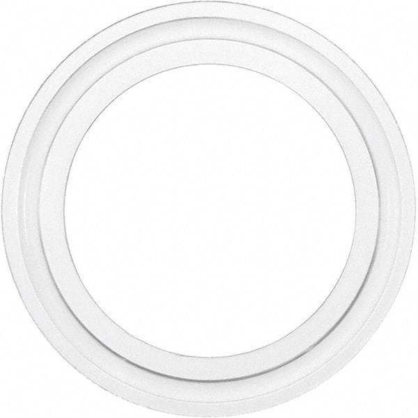 Value Collection - 1-1/2", Clamp Style, Sanitary Silicone Pipe Gasket - Tube OD Connection - Benchmark Tooling