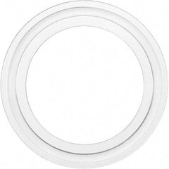 Value Collection - 2", Clamp Style, Sanitary Silicone Pipe Gasket - Tube OD Connection - Benchmark Tooling