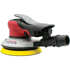 Universal Tool - 5" 12,000 RPM Palm Air Random Orbital Sander - Exact Industrial Supply