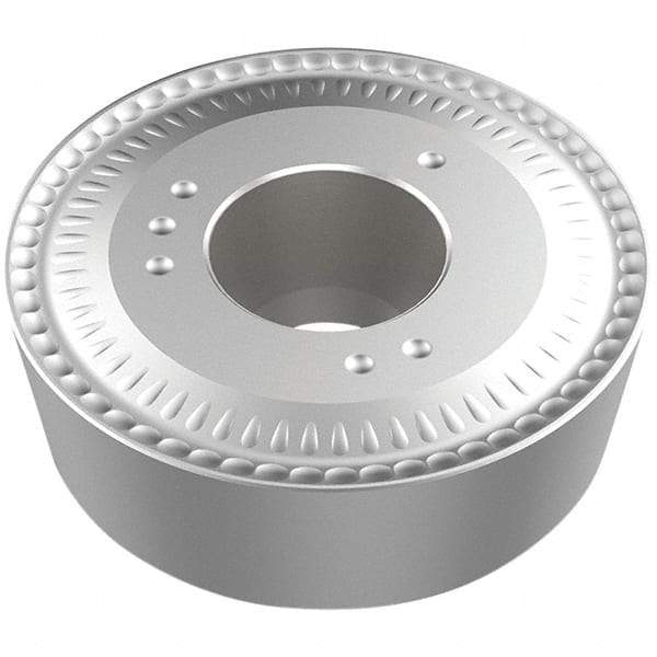 Seco - RCMX250702 R3 Grade TP2501 Carbide Turning Insert - Ti(C/N)/Al2O3/TiN Finish, Round, 25mm Inscr Circle, 7.94mm Thick, 12.5mm Corner Radius - Benchmark Tooling