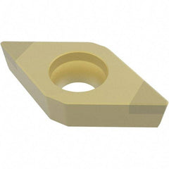 Seco - DCGW32.51 Grade CH3515 PCBN Turning Insert - TiAlN Finish, Diamond, 0.38" Inscr Circle, 3.97mm Thick, 0.02" Corner Radius - Benchmark Tooling