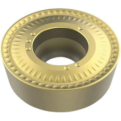 Seco - RCMT2006M0 R3 Grade TS2000 Carbide Turning Insert - TiAlN Finish, Round, 20mm Inscr Circle, 1/4" Thick, 10mm Corner Radius - Benchmark Tooling