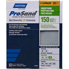 Norton - Sanding Sheets Abrasive Material: Aluminum Oxide Grade: Fine - Benchmark Tooling