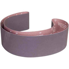 Norton - 6" Wide x 89" OAL, 60 Grit, Aluminum Oxide Abrasive Belt - Benchmark Tooling