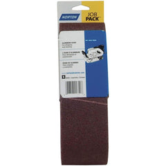 Norton - 3" Wide x 24" OAL, 50 Grit, Aluminum Oxide Abrasive Belt - Benchmark Tooling