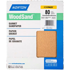 Norton - Sanding Sheets Abrasive Material: Garnet Grade: Coarse - Benchmark Tooling