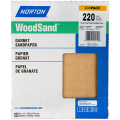 Norton - Sanding Sheets Abrasive Material: Garnet Grade: Very Fine - Benchmark Tooling