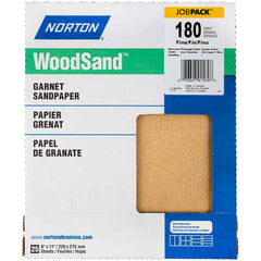 Norton - Sanding Sheets Abrasive Material: Garnet Grade: Fine - Benchmark Tooling