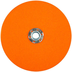 Norton - 7" Diam, 5/8" Hole, 80 Grit Ceramic Alumina Fiber Disc - Benchmark Tooling