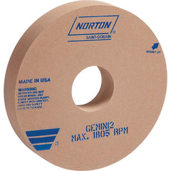 Norton - Centerless & Cylindrical Grinding Wheels Wheel Diameter (Inch): 16 Wheel Width (Inch): 3 - Benchmark Tooling