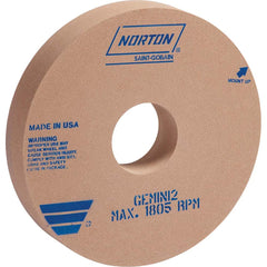 Norton - Centerless & Cylindrical Grinding Wheels Wheel Diameter (Inch): 18 Wheel Width (Inch): 2 - Benchmark Tooling