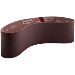 Norton - 4" Wide x 36" OAL, 36 Grit, Aluminum Oxide Abrasive Belt - Benchmark Tooling
