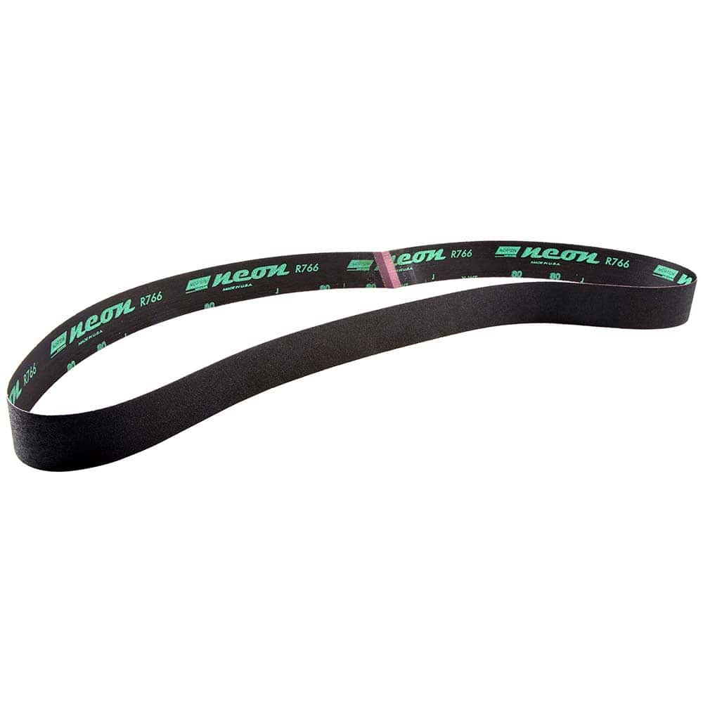 Norton - 2" Wide x 72" OAL, 36 Grit, Aluminum Oxide Abrasive Belt - Benchmark Tooling