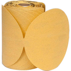 Norton - 5" Diam, 100 Grit Aluminum Oxide Adhesive PSA Disc - Benchmark Tooling