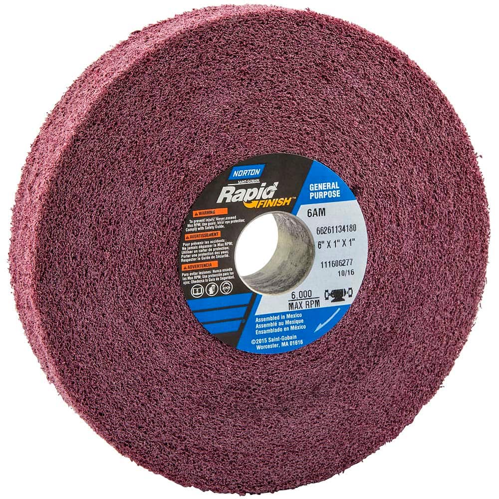Norton - Deburring Wheels Wheel Type: Convolute Wheel Diameter (Inch): 6 - Benchmark Tooling