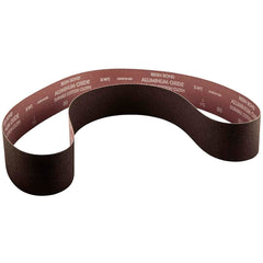 Norton - 4" Wide x 36" OAL, 80 Grit, Aluminum Oxide Abrasive Belt - Benchmark Tooling
