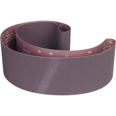 Norton - 6" Wide x 89" OAL, 80 Grit, Aluminum Oxide Abrasive Belt - Benchmark Tooling