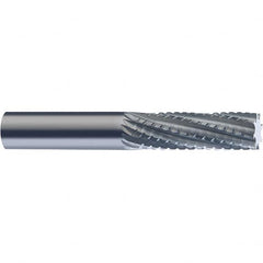 SGS - 10mm Diam, 28mm LOC, Plain End, Solid Carbide Diamond Pattern Router Bit - Right Hand Cut, 63mm OAL, Use on Carbon Composite - Benchmark Tooling