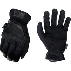 Mechanix Wear - Size M Work Gloves - For Mechanic's & Lifting, Uncoated, Elastic Band Cuff, Full Fingered, Covert, Paired - Benchmark Tooling