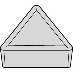 Kennametal - TPMR322 NONE Grade KCK15B Carbide Turning Insert - TiOCN Finish, 60° Triangle, 3/8" Inscr Circle, 1/8" Thick, 1/32" Corner Radius - Benchmark Tooling