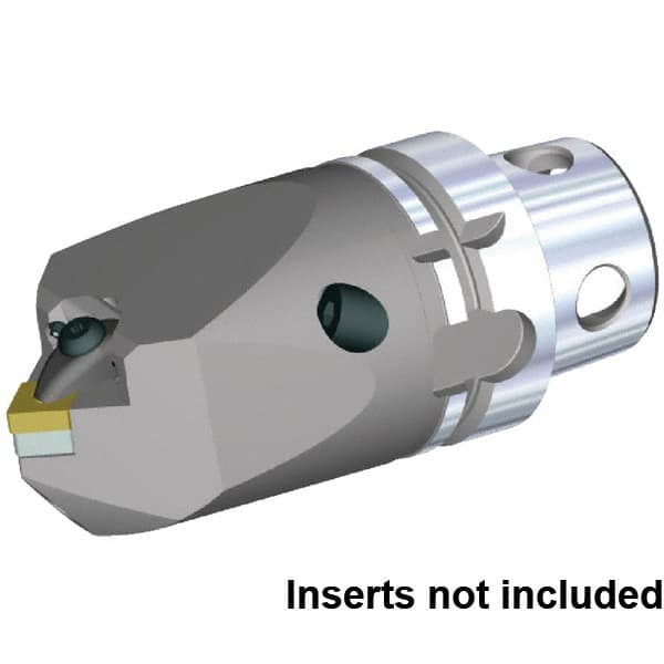 Kennametal - Neutral Cut, Size KM4X63, CN.. 120408 & CN.. 432 Insert Compatiblity, Internal Modular Turning & Profiling Cutting Unit Head - 115mm Head Length, Through Coolant, Series KM4X - Benchmark Tooling