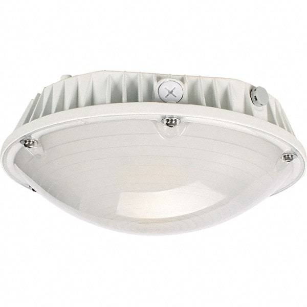 Eiko Global - 40 Watt LED Entry Light - Frosted Polycarbonate Lens, Mogul Base, Pendant & Surface Mount, 120 to 277 Volts, IP65 Ingress Protection, 290mm Long x 114mm High - Benchmark Tooling