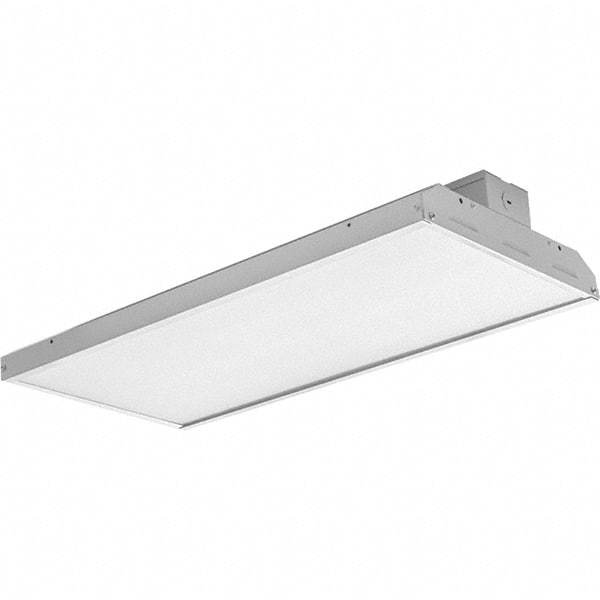 Eiko Global - 1 Lamp, 162 Watts, LED, High Bay Fixture - 2' Long x 92.5mm High x 440mm Wide, 120-277 Volt, Steel Housing - Benchmark Tooling