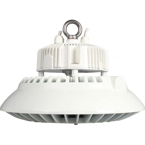 Eiko Global - 1 Lamp, 200 Watts, LED, High Bay Fixture - 250mm High x 11.81" Wide, 120-277 Volt, Steel Housing - Benchmark Tooling