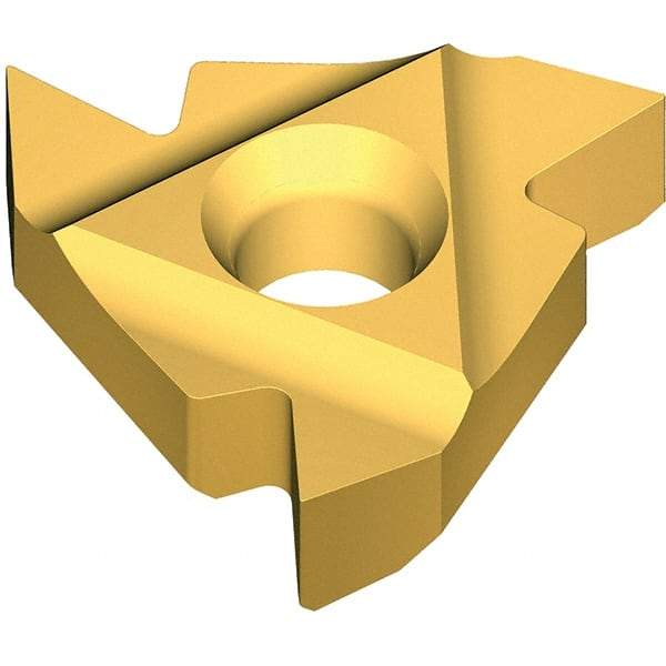 Vargus - 2ER External Right Hand 20 PG Laydown Threading Insert - Grade VKX, TiN Coated Carbide - Benchmark Tooling