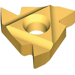 Vargus - 2ER External Right Hand 20 PG Laydown Threading Insert - Grade VKX, TiN Coated Carbide - Benchmark Tooling
