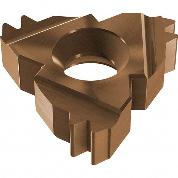 Vargus - 4FER External Right Hand ISO Laydown Threading Insert - Grade VTX, TiAIN Coated Carbide - Benchmark Tooling