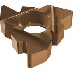 Vargus - 4FER External Right Hand ISO Laydown Threading Insert - Grade VRX, AlTiN Coated Carbide - Benchmark Tooling