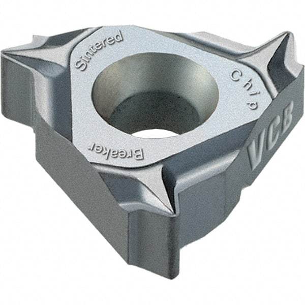 Vargus - 3JIR0.375 Grade VKX, Internal ISO Threading Insert - 1.5mm Int Pitch, TiN Finish, Carbide - Benchmark Tooling