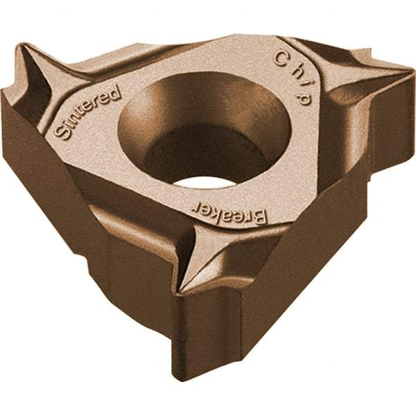 Vargus - 3JER External Right Hand 12 UN Laydown Threading Insert - Grade VRX, AlTiN Coated Carbide - Benchmark Tooling