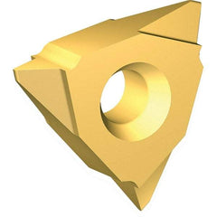 Vargus - 5VER External Right Hand TR Laydown Threading Insert - Grade VKX, TiN Coated Carbide, 15.88mm Inscribed Circle - Benchmark Tooling