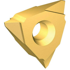 Vargus - 5VIL Internal Left Hand 2.5 ABUT Laydown Threading Insert - Grade VKX, TiN Coated Carbide, 15.88mm Inscribed Circle - Benchmark Tooling