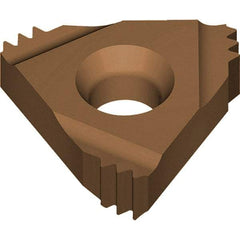 Vargus - 4ER External Right Hand ISO Laydown Threading Insert - Grade VK2, Uncoated Coated Carbide - Benchmark Tooling