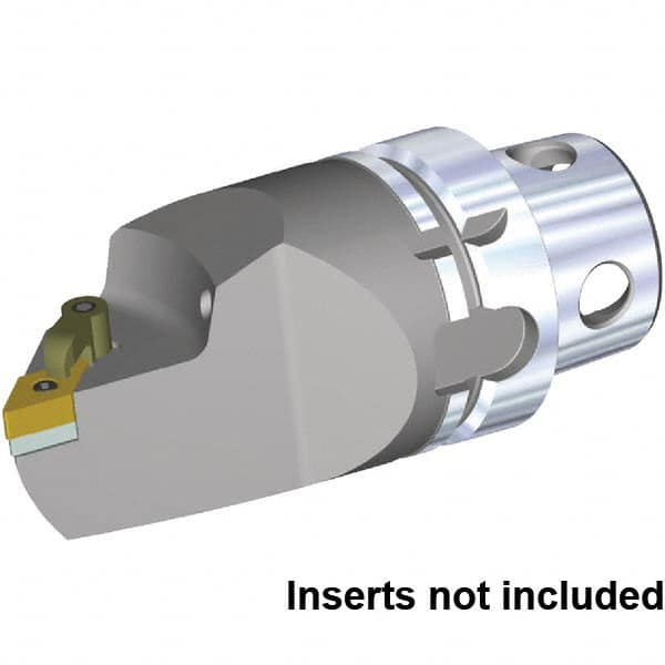 Kennametal - Insert Style DN.. 150608, DN.. 442, 115mm Head Length, Left Hand Cut, Internal/External Modular Threading Cutting Unit Head - System Size KM4X63, Series Kenloc - Benchmark Tooling