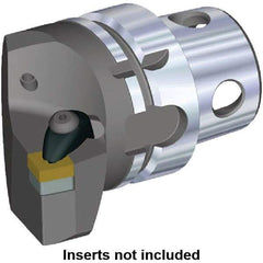 Kennametal - Insert Style SN.. 120408, SN.. 432, 70mm Head Length, Left Hand Cut, Internal/External Modular Threading Cutting Unit Head - System Size KM4X63, 38mm Center to Cutting Edge, Series Kenclamp - Benchmark Tooling