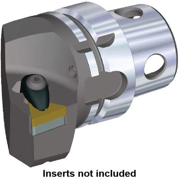 Kennametal - Insert Style TN.. 220408, TN.. 432, 70mm Head Length, Left Hand Cut, Internal/External Modular Threading Cutting Unit Head - System Size KM4X63, 43mm Center to Cutting Edge, Series Kenclamp - Benchmark Tooling