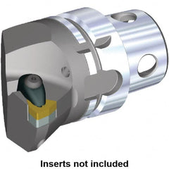 Kennametal - Insert Style WN.. 080408, WN.. 432, 70mm Head Length, Right Hand Cut, Internal/External Modular Threading Cutting Unit Head - System Size KM4X63, 43mm Center to Cutting Edge, Series Kenclamp - Benchmark Tooling