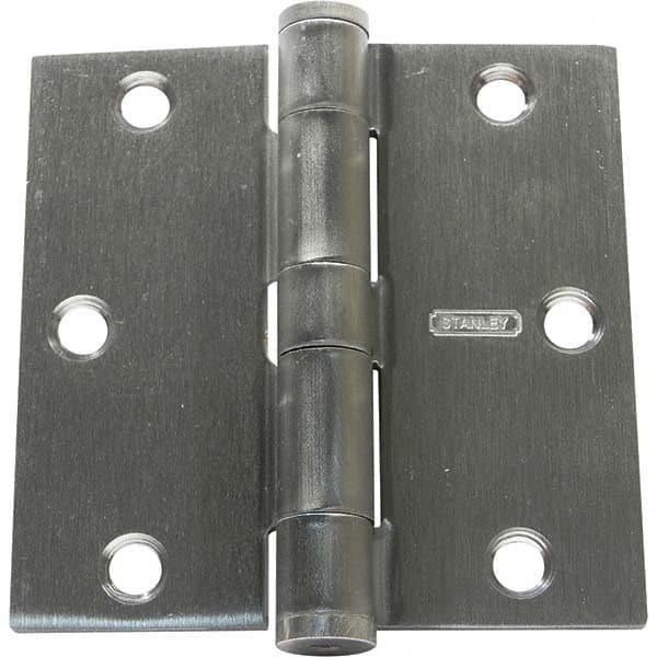 Stanley - 3-1/2" Long x 3-1/2" Wide Grade 1 Steel Full Mortise Commercial Hinge - Benchmark Tooling