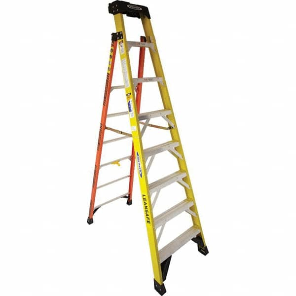 Werner - Step Ladders Type: Step Ladder Height (Feet): 8 - Benchmark Tooling