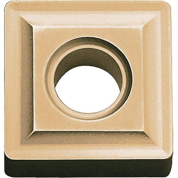 Kyocera - SNMG321 Grade CA025P Carbide Turning Insert - TiCN/Al2O3/TiN Finish, 90° Square, 3/8" Inscr Circle, 1/8" Thick, 1/64" Corner Radius - Benchmark Tooling