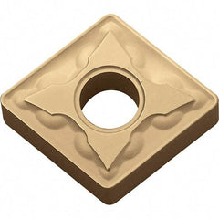 Kyocera - CNMG332 GS Grade CA025P Carbide Turning Insert - TiCN/Al2O3/TiN Finish, 80° Diamond, 3/8" Inscr Circle, 3/16" Thick, 1/32" Corner Radius - Benchmark Tooling