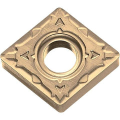 Kyocera - CNMG431 WP Grade CA025P Carbide Turning Insert - TiCN/Al2O3/TiN Finish, 80° Diamond, 1/2" Inscr Circle, 3/16" Thick, 1/64" Corner Radius - Benchmark Tooling