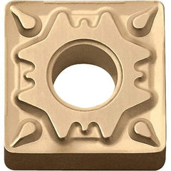 Kyocera - SNMG431 HQ Grade CA025P Carbide Turning Insert - TiCN/Al2O3/TiN Finish, 90° Square, 1/2" Inscr Circle, 3/16" Thick, 1/64" Corner Radius - Benchmark Tooling