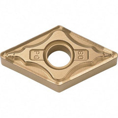 Kyocera - DNMG433 PG Grade CA025P Carbide Turning Insert - TiCN/Al2O3/TiN Finish, 55° Diamond, 1/2" Inscr Circle, 3/16" Thick, 3/64" Corner Radius - Benchmark Tooling