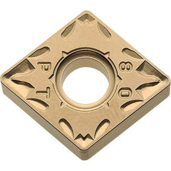 Kyocera - CNMG544 PT Grade CA025P Carbide Turning Insert - TiCN/Al2O3/TiN Finish, 80° Diamond, 5/8" Inscr Circle, 1/4" Thick, 1/16" Corner Radius - Benchmark Tooling