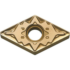 Kyocera - DNMG433 PS Grade CA025P Carbide Turning Insert - TiCN/Al2O3/TiN Finish, 55° Diamond, 1/2" Inscr Circle, 3/16" Thick, 3/64" Corner Radius - Benchmark Tooling